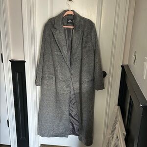 Gray Women's Long Coat